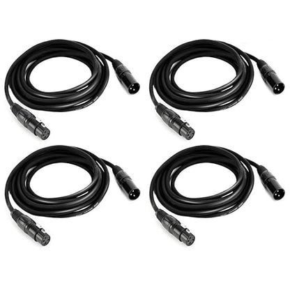 MFL. 10 ft Flexible DMX Cable 3 Pin Signal XLR Male to Female Cable Wire - Image 4