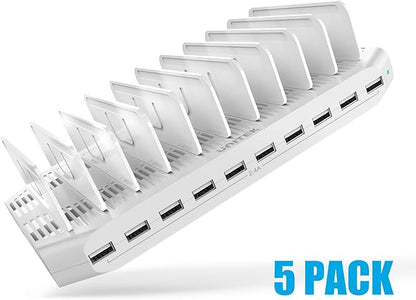 【5PCS】 Unitek Multi Charging Station, 10-Port USB Charger - Image 2