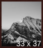 Frame It Easy 33 x 37 Merlot Wood Frame by FrameItEasy