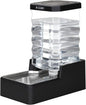 RIZZARI Stainless Steel Pet Water Feeder: 9L Large Gravity Waterer by RIZZARI