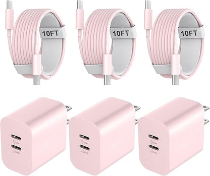 Phone 17 16/15 Pro Max Charger, 20W Type C Fast Wall Charger by Auorld