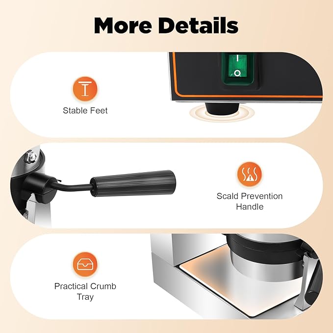 Commercial Electric Burger Panini Maker Machine, Non Stick Press Machine - Image 6