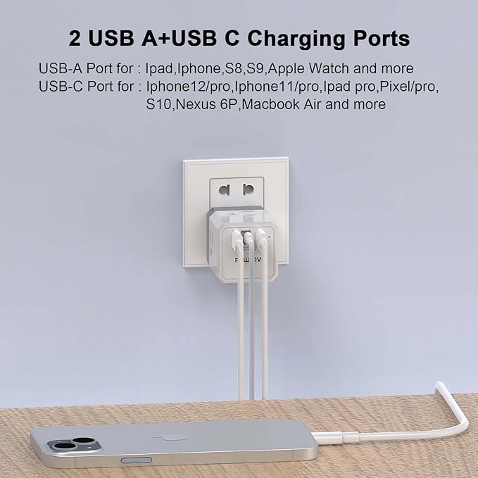 Cruise Ship Essentials, 3-Side Outlet Splitter - Image 4