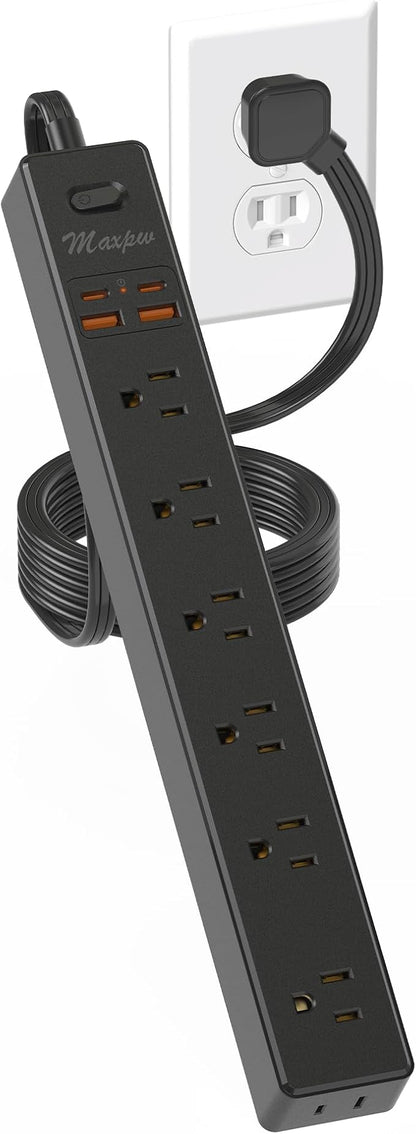 6 Ft Power Strip Surge Protector - Image 9