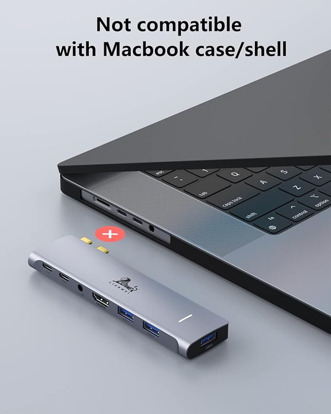 USB C Hub Adapter for MacBook Pro/Air M1M2M3 2022 2021 2020 13"15"16", 100W - Image 6