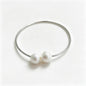 Curtain Tie with Sliver Clasps | Simple and Luxurious Design, Pearl Accents, Adjustable Buckles