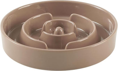 Ceramic 3.2 Cup Slow Feeder Dog Bowl by Havniva