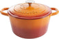 Crock-Pot Artisan 5-Quart Round Enameled Cast Iron Dutch Oven – Sunset Orange by Crock-PotBrand