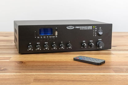 Pure Resonance Audio MA120BT 120W 7-Channel Bluetooth Mixer Amplifier - Image 6