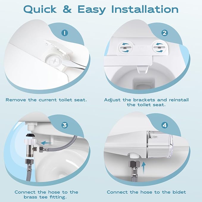 Ultra-Slim Bidet Dual Mode Bidet Attachment - Image 5