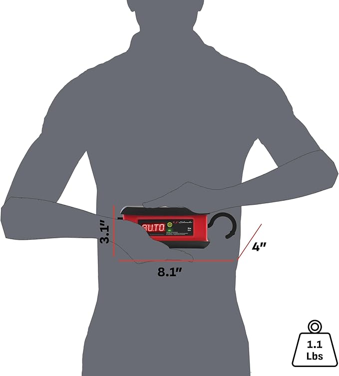 Schumacher Electric 3A Car Battery Charger and Maintainer, 3-in-1 Solution - Image 7