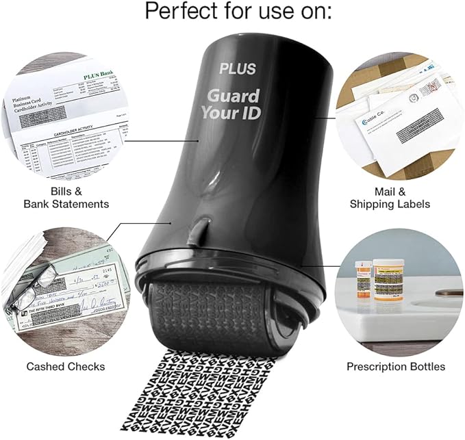 Guard Your ID Wide Advanced Roller 2.0 Identity Theft Prevention Security Stamp - Image 2