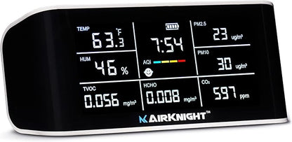 AirKnight Premium Indoor Air Quality Monitor Indoor & Air Quality Sensor. VOC by AirKnightMonitoring