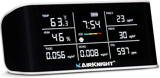 AirKnight Premium Indoor Air Quality Monitor Indoor & Air Quality Sensor. VOC by AirKnightMonitoring