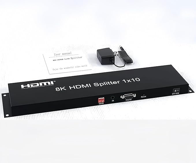 8K HDMI Splitter 1×10 HDMI2.1 Replicator Distributor 1 in 10 Out Affordable - Image 9