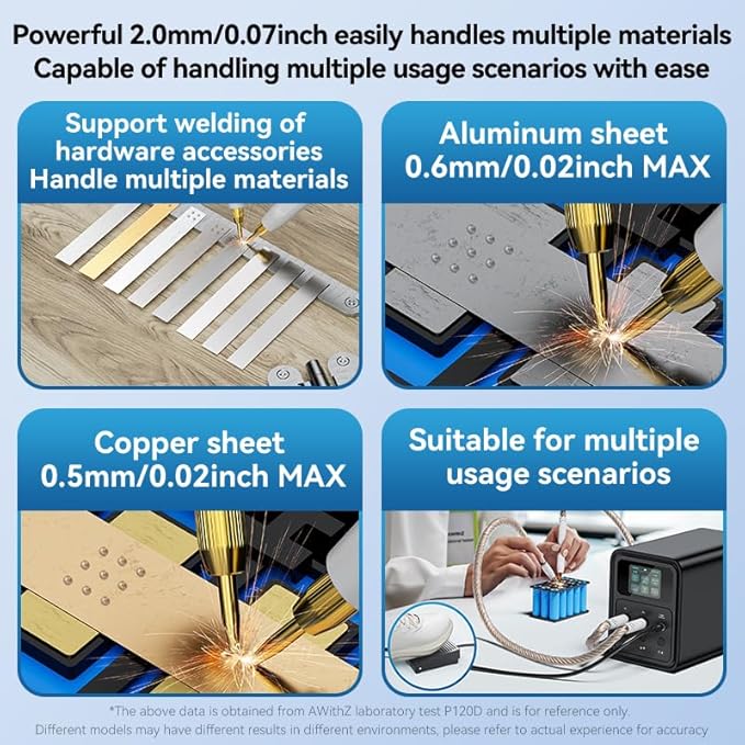 Capacitor Battery Spot Welder, AWithZ 69.2 KW Spot Welder, 2-in-1 Automatic & - Image 4