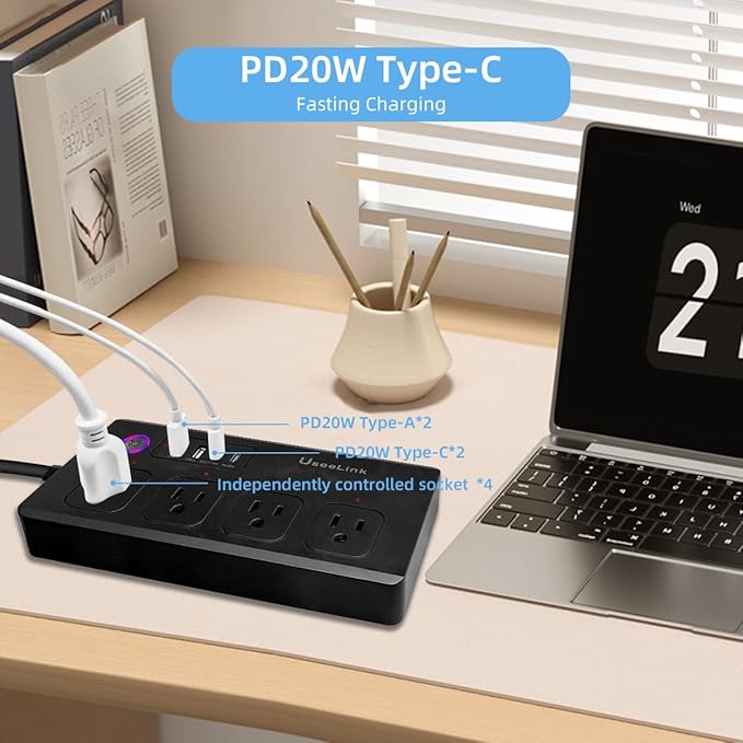 Matter Smart Power Strip, Works - Image 8