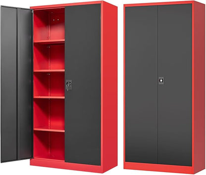 Metal Storage Cabinet-72” Tall Steel File Cabinets by Fesbos