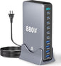 Zeroffi 880W USB C Charger Block, 10-Port USB Fast Charging Station Hub by HOME