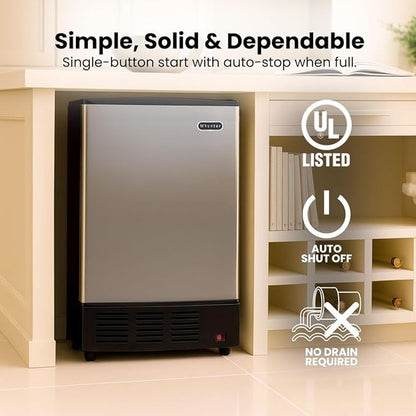 Whynter UIM-155 Stainless Steel Built-In Ice Maker - Image 3