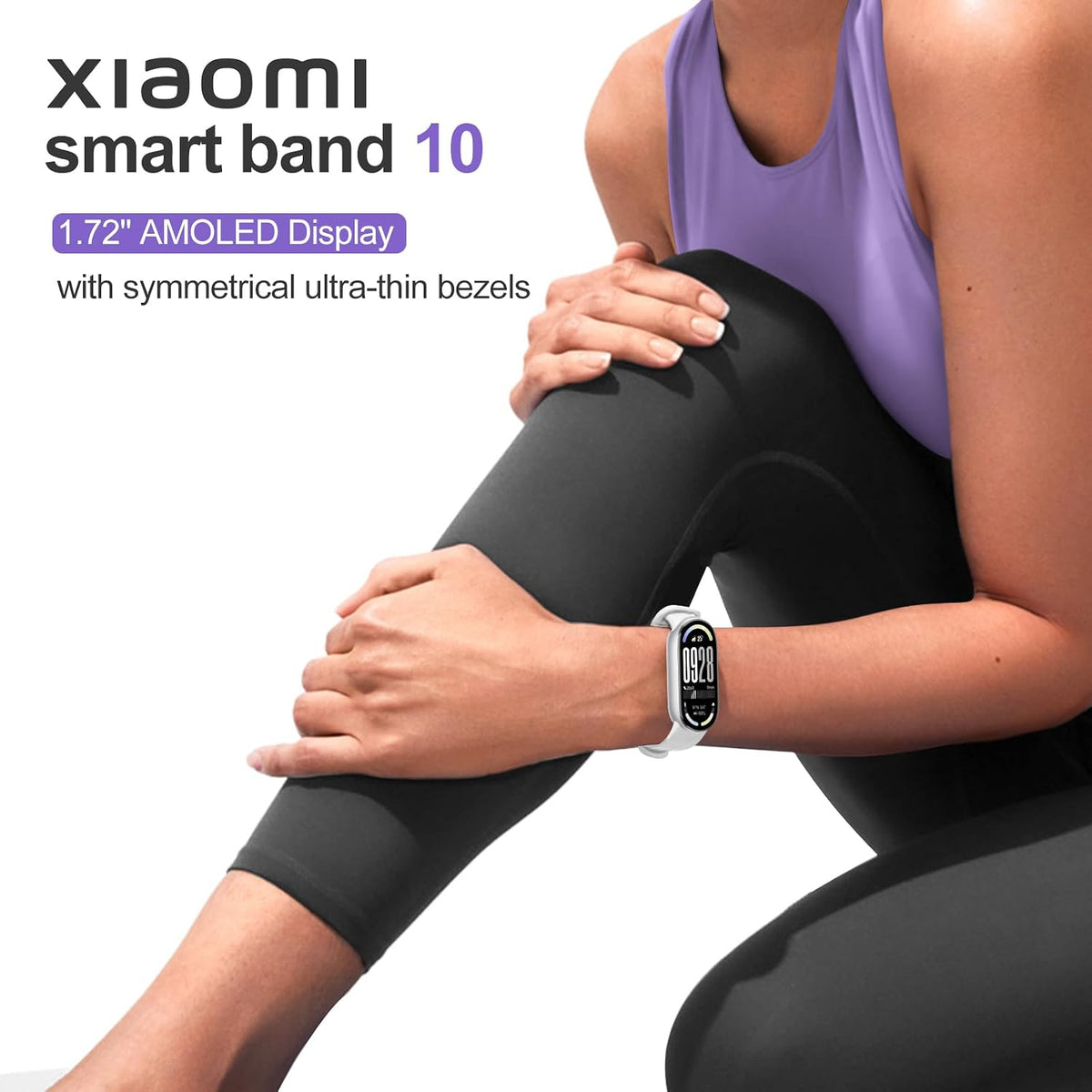 Xiaomi Mi Smart Band 10 (2025) - 1.72" AMOLED Display | 21 Days Battery ...