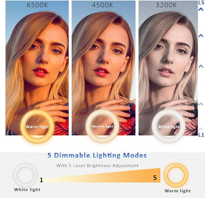 Cyezcor Video Conference Lighting Kit, Ring Light - Image 5