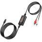 Neoteck 192kHz DAC Converter 5.9ft/1.8m Optical to RCA Cable SPDIF to RCA by Neoteck