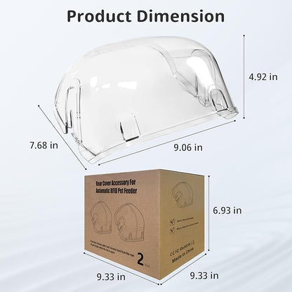 Rear Cover for Automatic Microchip Cat Pet Feeder - Image 7