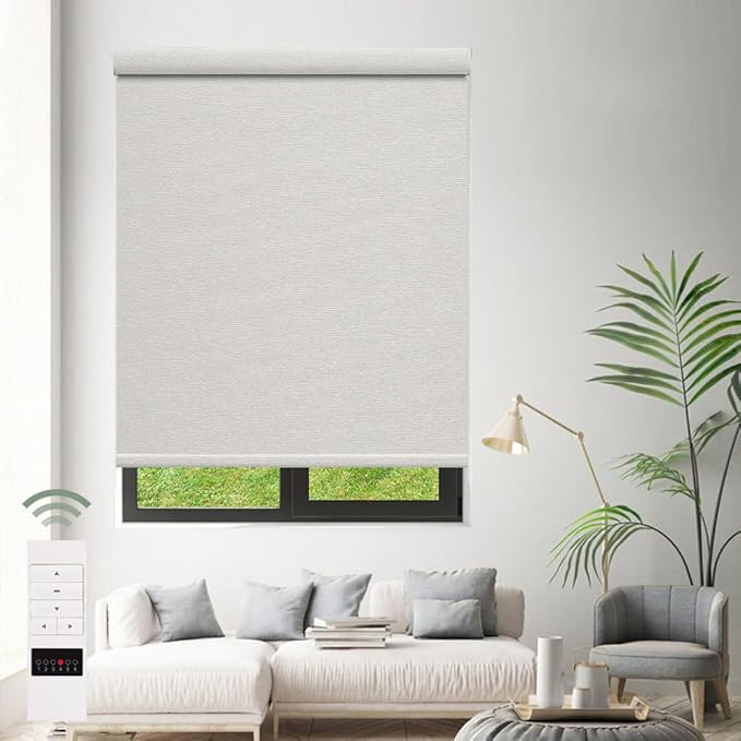 Zshine Motorized Blackout Window Blinds Customize Width Remote Control Wireless - Image 6