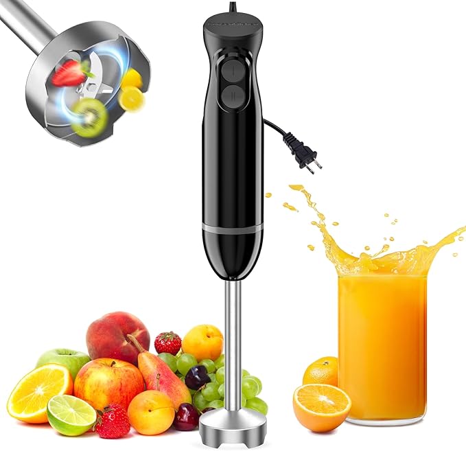 Bonsenkitchen Hand Blender, Immersion Blender by Bonsenkitchen