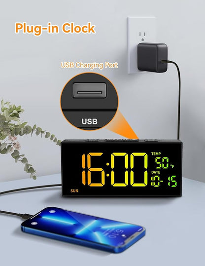 Netzu Alarm Clocks for Bedrooms, Digital Clock - Image 9