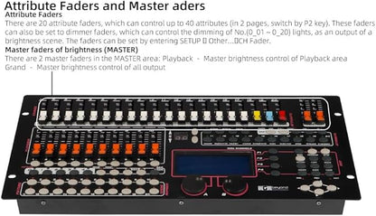 Ygybeyond DMX 1024Controller, 1024 channel Controller, Stage Lighting Equipment - Image 9