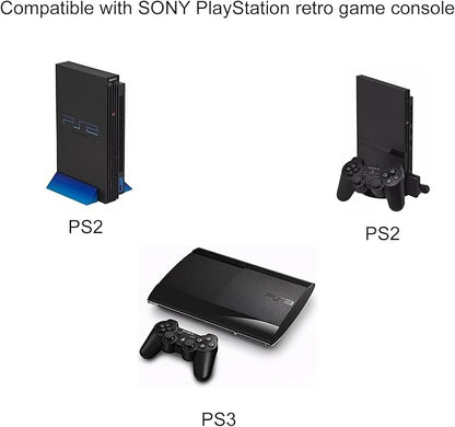Azduou PS2 to HDMI Adapter HD-Link Cable Support ON/Off Switch, Converter PS3 - Image 2