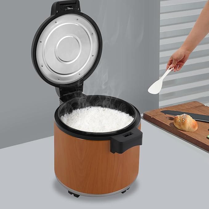 6.08 Gal Commercial Rice Warmer, Electric Non-Stick Pot Soup Warmers - Image 3