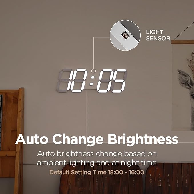 mooas 3D LED Clock - Image 6