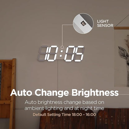 mooas 3D LED Clock - Image 6