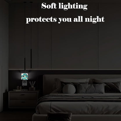FSHVQKD Green Ginkgo Leaves Night Light, Plug Into Wall Decor - Image 7