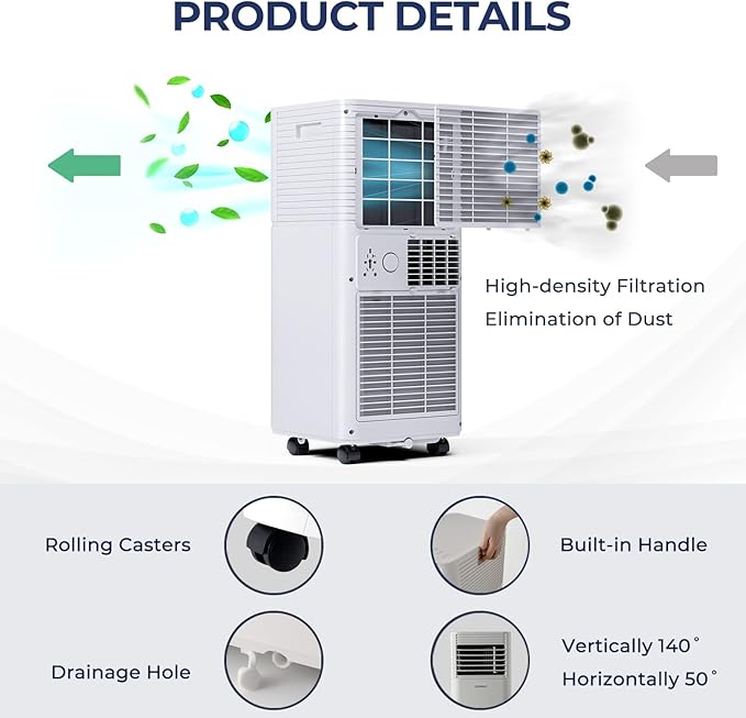 COSTWAY Portable Air Conditioner, 10000BTU AC Cooling - Image 5