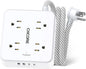5Ft Flat Plug Braided Extension Cord by Unknown