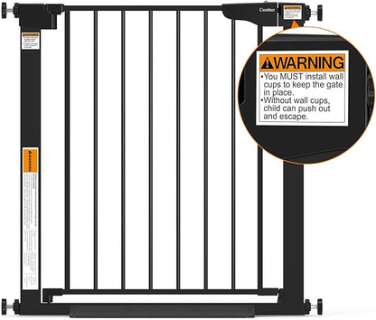 Cumbor 29.7-46" Baby Gate for Stairs, Mom's Choice Awards Winner-Auto Close Dog - Image 9
