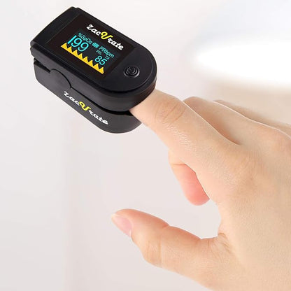 Zacurate 500C Elite Fingertip Pulse Oximeter Blood Oxygen Saturation Monitor - Image 3