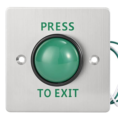 Push to Exit Button for Door Access Control Big Press Button IP68 Waterproof by YUHANUS