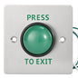 Push to Exit Button for Door Access Control Big Press Button IP68 Waterproof by YUHANUS