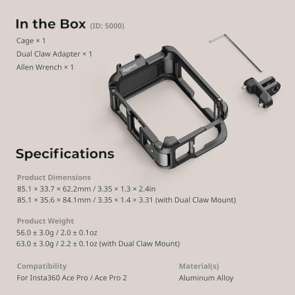 SmallRig Utility Frame Cage for Insta360 Ace Pro 2 / Ace Pro, Supports - Image 9