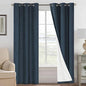 H.VERSAILTEX Primitive Linen Blackout Curtains by HVERSAILTEX