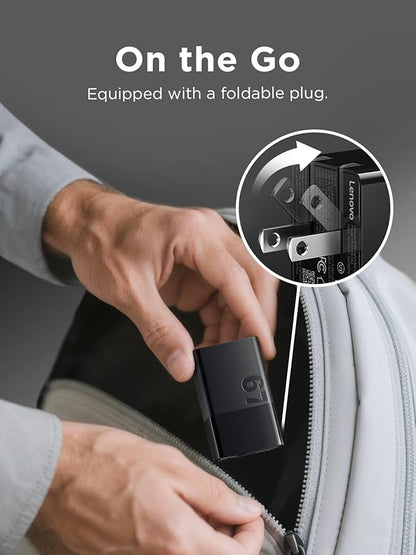 Lenovo 67W USB-C Charger, 3-Port Multi-Device Fast Charging, Advanced GaN - Image 3