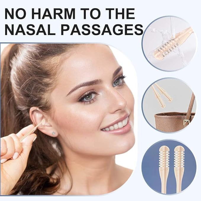 ROWPOZ 2-in-1 Nasal Hair Cutter, Durable Double Sided Trimmer Mini Nose Trimmer - Image 5