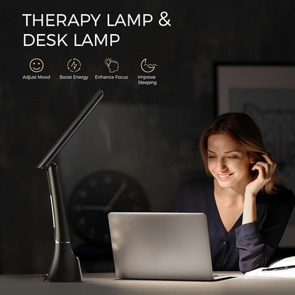 COTLIKE Light Therapy Lamp, 10000 LUX UV-Free LED Sunlight Light, Full Spectrum - Image 3