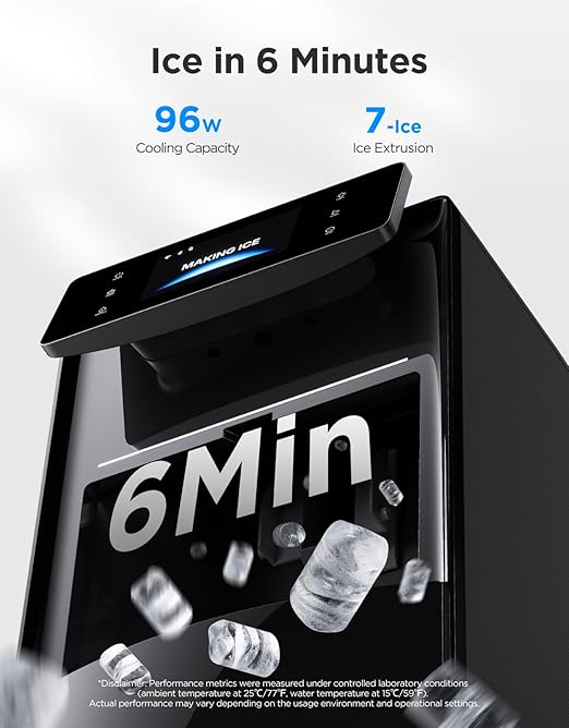 GoveeLife Smart Nugget Ice Maker Pro, 60lbs Daily, 6-Minute First Ice, 40dB - Image 3