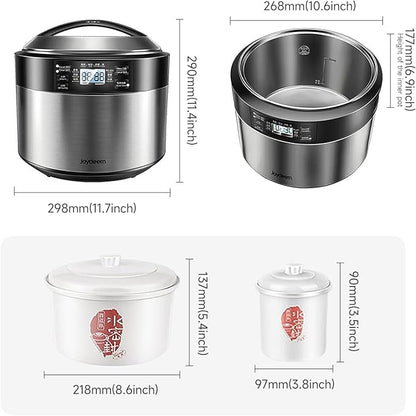 Joydeem Electric Stew Pot, 8.5Qt Stainless Steel Inner Pot - Image 7